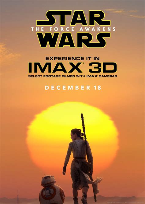 Star Wars The Force Awakens Imax Poster Revealed