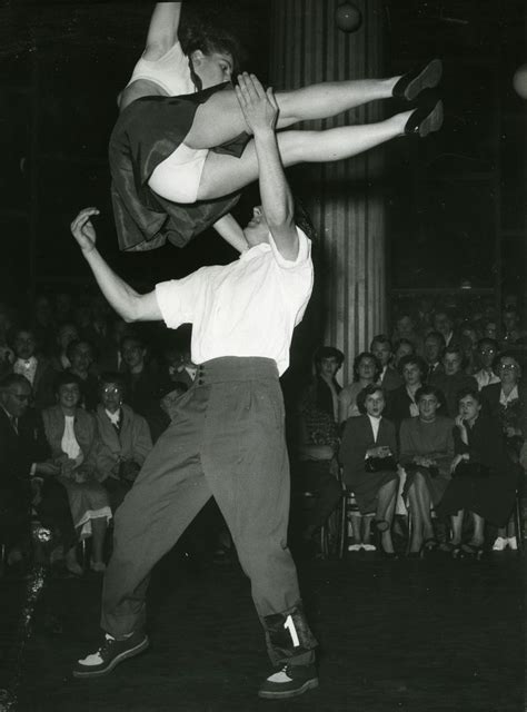 High Flying Aerial Move At A Swing Dancing Contest 1945 Stuff In