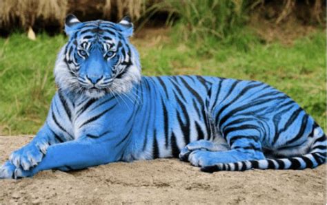 Blue Tiger Rare Animals Tiger Pictures Exotic Cats