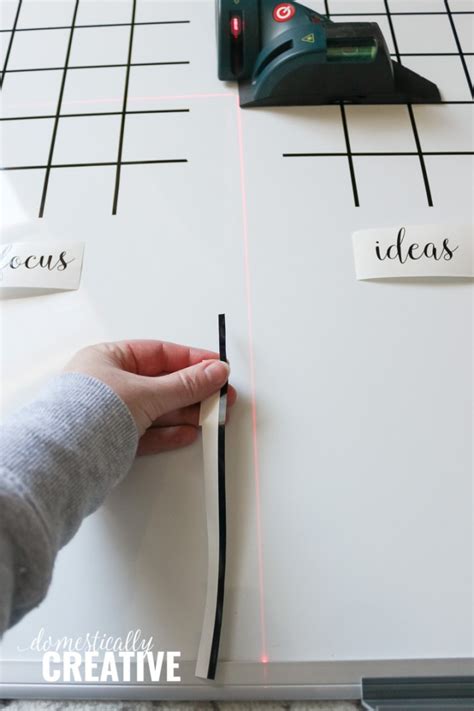 Diy Whiteboard Calendar And Planner Domestically Creative