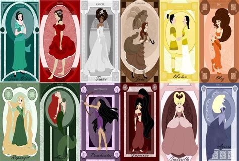 Zodiac Disney Princesses Whats Your Sign Pinterest Disney