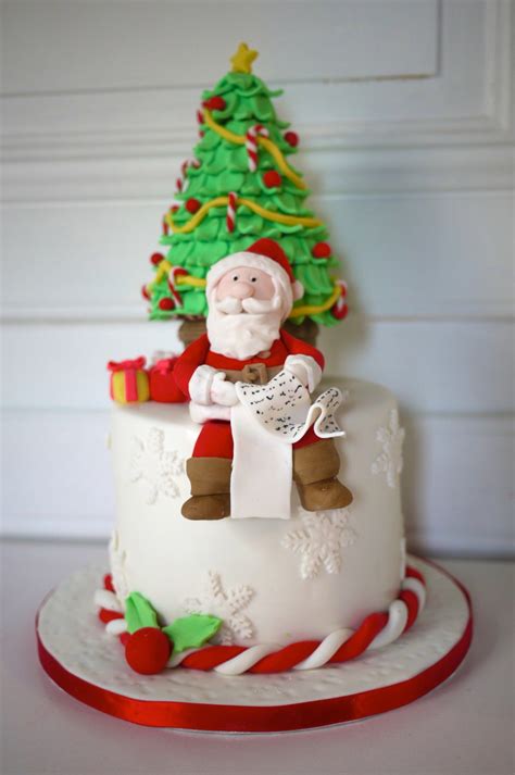 Find images of birthday cake. Santa Cake - CakeCentral.com