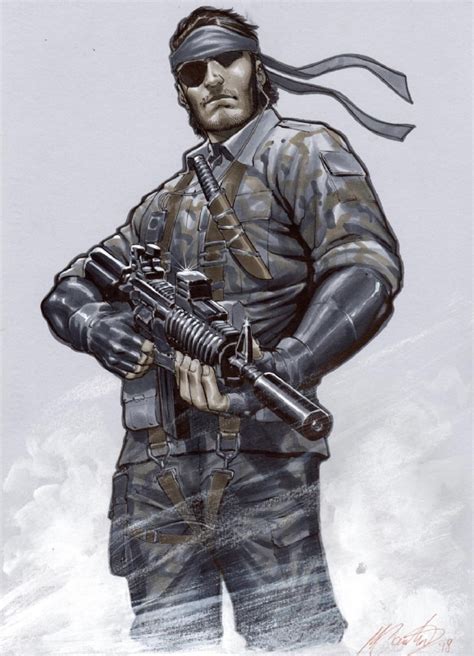 Big Boss Metal Gear Solid 3 In Marco Santuccis Commissions Comic