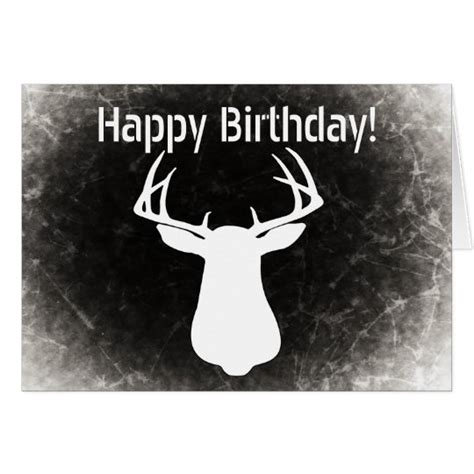 Deer Hunting Birthday Card Zazzle