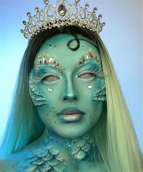 Mermaid Fantasy Makeup Mermaid Makeup Looks Mermaid Halloween