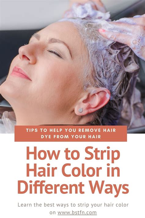 How To Strip Hair Color At Home United Me