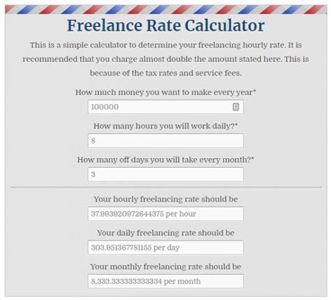Freelance Rate Calculator Find Your Hourly Freelancing Rate The