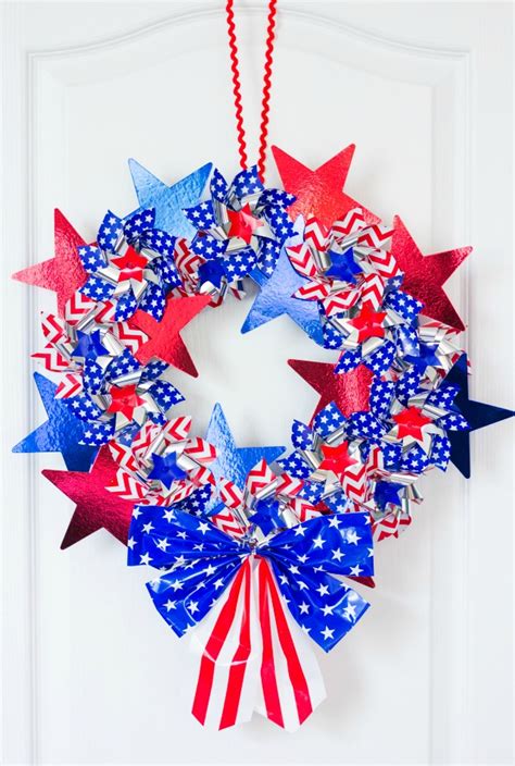 15 Diy Patriotic Wreaths To Celebrate America On The 4th Of July