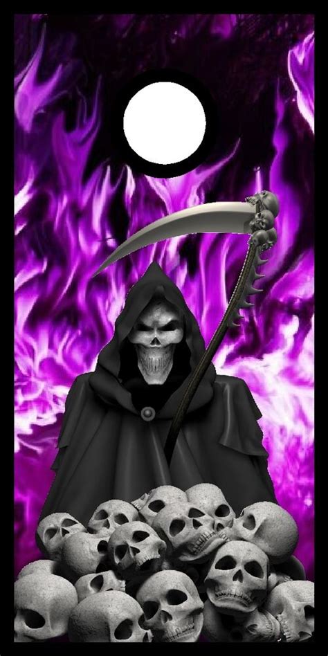 The perfect grimreaper skull fire animated gif for your conversation. Grim Reaper skulls flame fire cornhole board game decal ...
