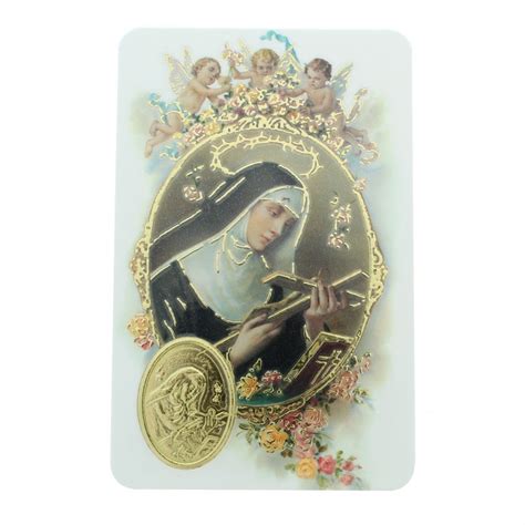 Saint Rita Prayer Card Language English