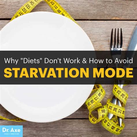 Why Diets Dont Work And Avoiding Starvation Mode Dr Axe