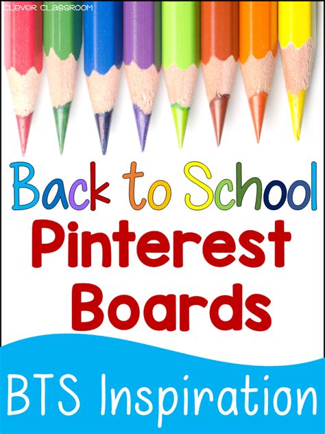 Clever Classroom Back To School Pinterest Boards That Inspire