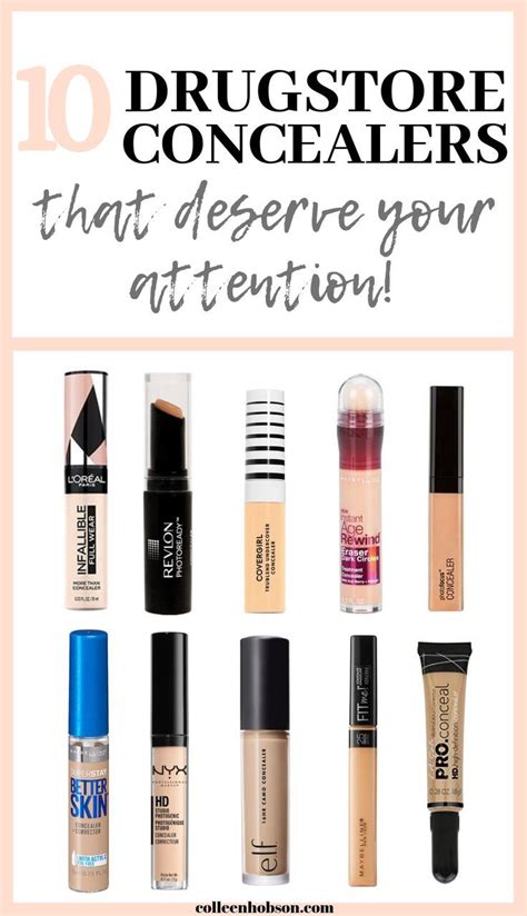 the 10 best drugstore concealers on the market today colleen hobson drugstore concealer
