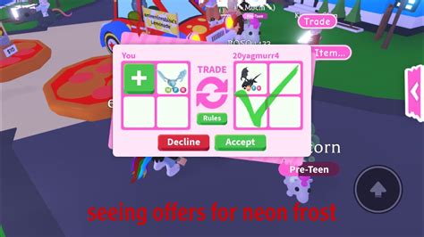 Seeing Offers For Neon Fly Ride Frost Dragon I Might Traded It