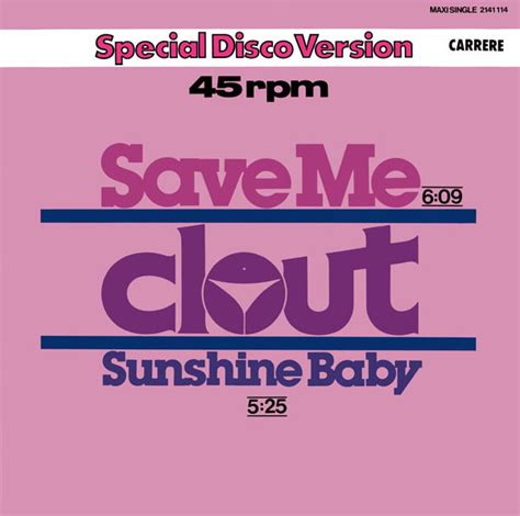 Clout Save Me 1979 Vinyl Discogs