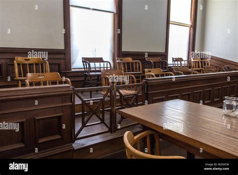 Courtroom interior hi-res stock photography and images - Alamy