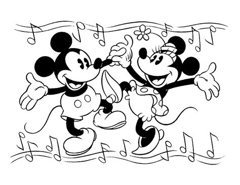 Gambar Kartun Mickey Mouse Untuk Mewarnai Gambar Terbaru Hd