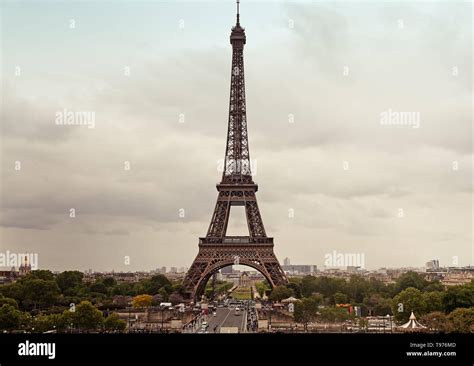 The Rain Is Getting Closer To The Best Known Landmark Of Paris The