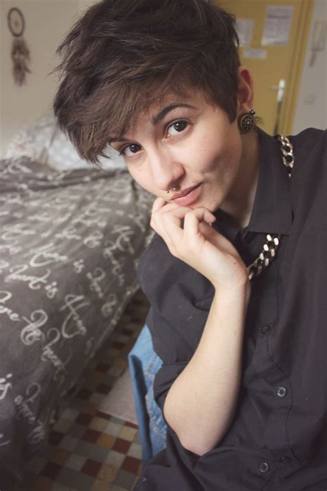 Hair Eyes Everything Androgynous Haircut Tomboy Hairstyles Lesbian