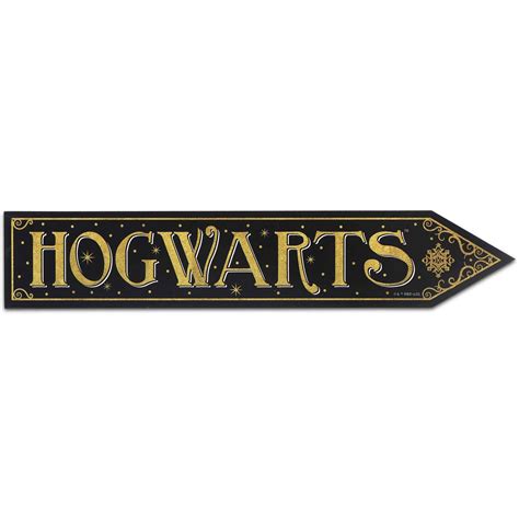 Buy Open Road Brands Harry Potter Hogwarts Arrow Wood Wall Decor Fun