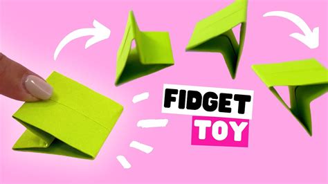 How To Make Origami Fidget Toy Paper Toys Youtube