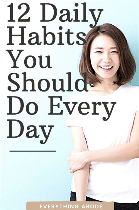 12 healthy daily habits you shouldn t ignore daily habits habits daily