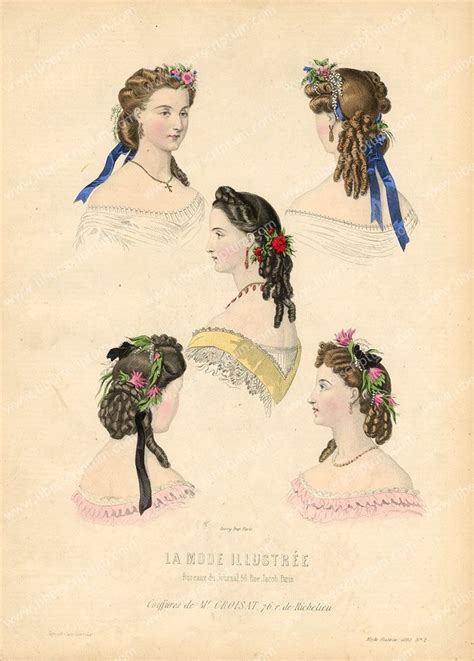 137 Best Images About 1850s 1860s Hairstyles On