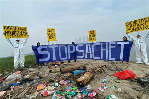 Perairan Jakarta Tercemar Sampah Sachet Unilever Indofood Dan Wings Hallo Purwasuka