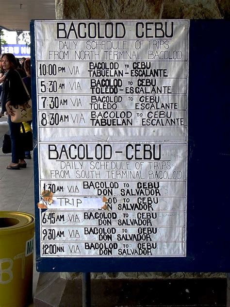 Bacolod Cebu Ceres Bus Schedule Mbb8356 Flickr