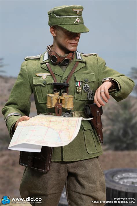 Ww2 German Afrika Korps Infantry Captain Wilhem Did Corp