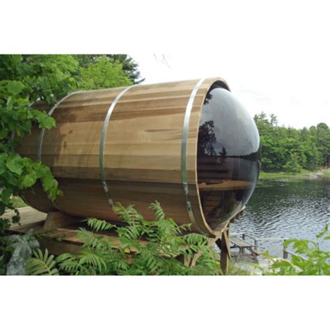 Dundalk Leisure Craft Panoramic View Cedar Barrel Sauna My Sauna World