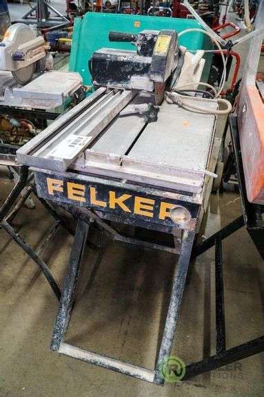 Felker Tile Master Ii Tile Saw Roller Auctions