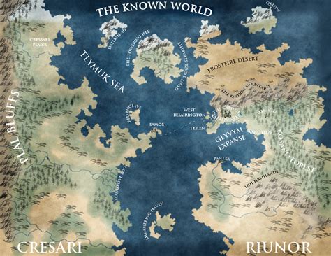 Dungeon World Campaign Map First Try Away From Inkarnate Rmapmaking