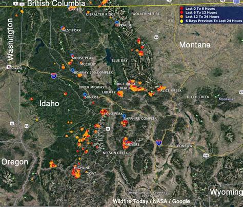 Idaho Wildfire Today