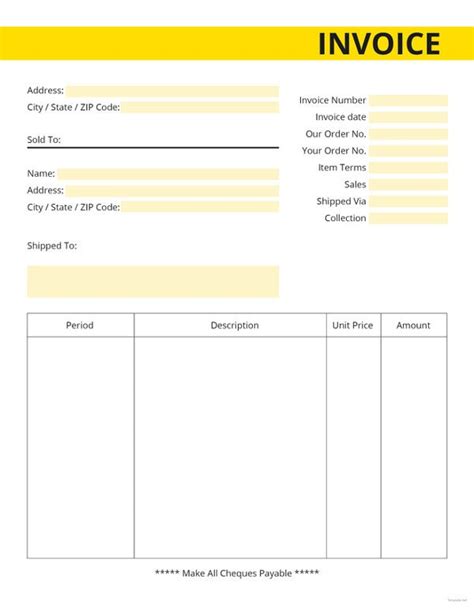 Create or download a consultant's invoice template for free. 30+ Commercial Invoice Templates - Word, Excel, PDF,AI ...