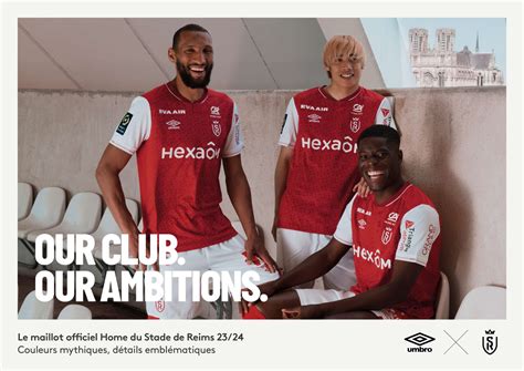 Maillot Reims Une Tenue Graphique D Voil E Par Umbro