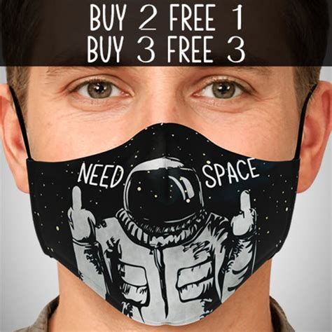 Space Face Mask Astronomy Face Mask Astronaut Face Mask Galaxy Etsy