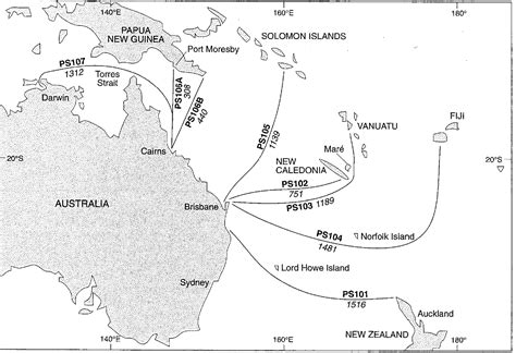 South Pacific Cruise 2016 Cruising Routes