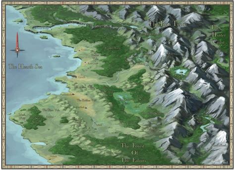 Pieter Talens Maps Fantasy Map Fantasy City Map Map