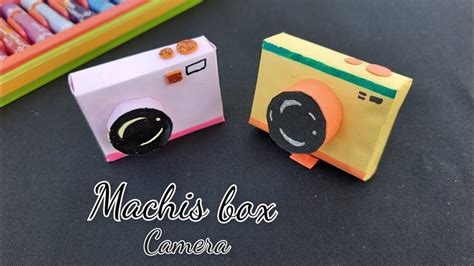 Machis Box Paper Camera Paper Idea Origami Paper Craft So Art Craft