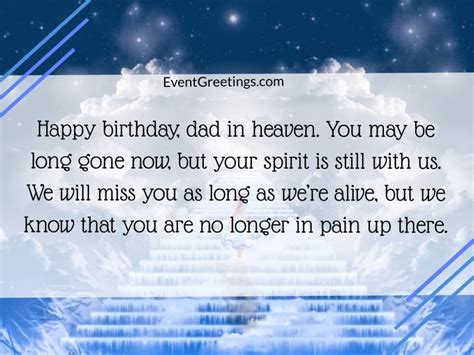 Best Happy Birthday Dad In Heaven Quotes And Wishes