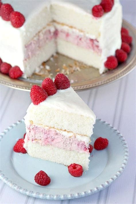 Friends have already put in a. Raspberry Cheesecake Cake - Recipe Girl