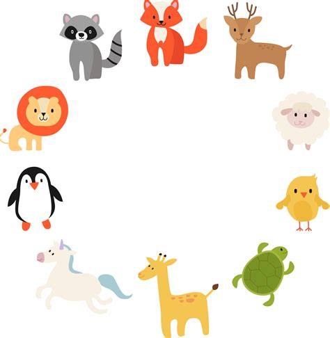 Cute Animal Drawings Transparent Free Png Png Play