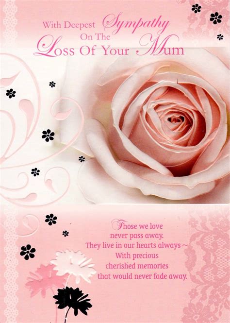 Sympathy The Loss Of Your Mom🌹😓 ♡ ॐ 💫z ️nspicec🌶12july2019~ 🔥 Greeting Card