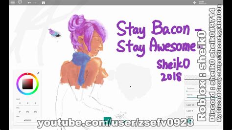 Free Draw Alpha Bacon Hair Sheik Time Lapse Drawing Progress