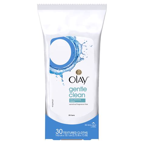 Olay Gentle Clean Wet Cleansing Wipes And Foaming Facial Cleanser Bundle