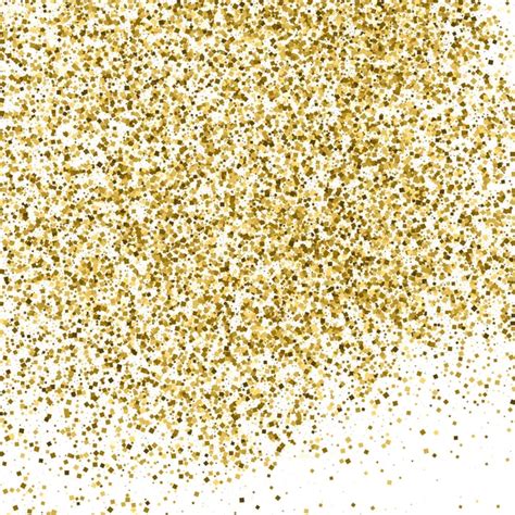 Gold Glitter Texture Isolated White Amber Particles Color Celebratory
