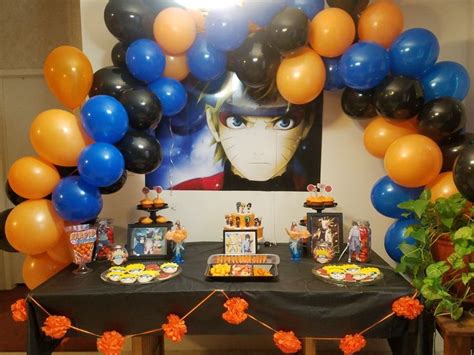 A wild and fun madagascar birthday party with cake pops, decorated cookies and a dessert table! Naruto party | Naruto birthday, Naruto party ideas, Party