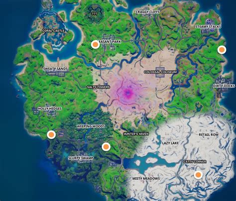 All Fortnite X 4 Stormwings Planes Spawn Locations In Chapter 2 Season