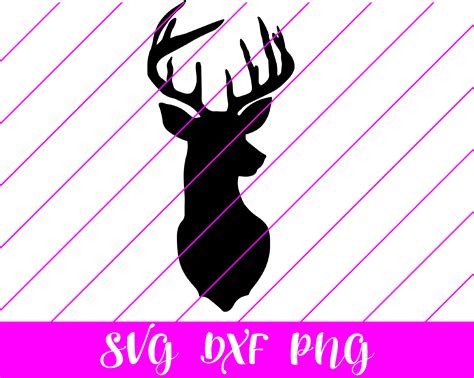 Deer Head SVG - Free Deer Head SVG Download - Free Christmas SVG - svg art